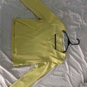 American Eagle Outfitters Light Green Crop Top